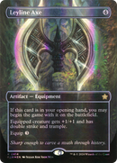 Leyline Axe (Borderless) (Mana Foil) (FDN-414) [Foundations] Foil