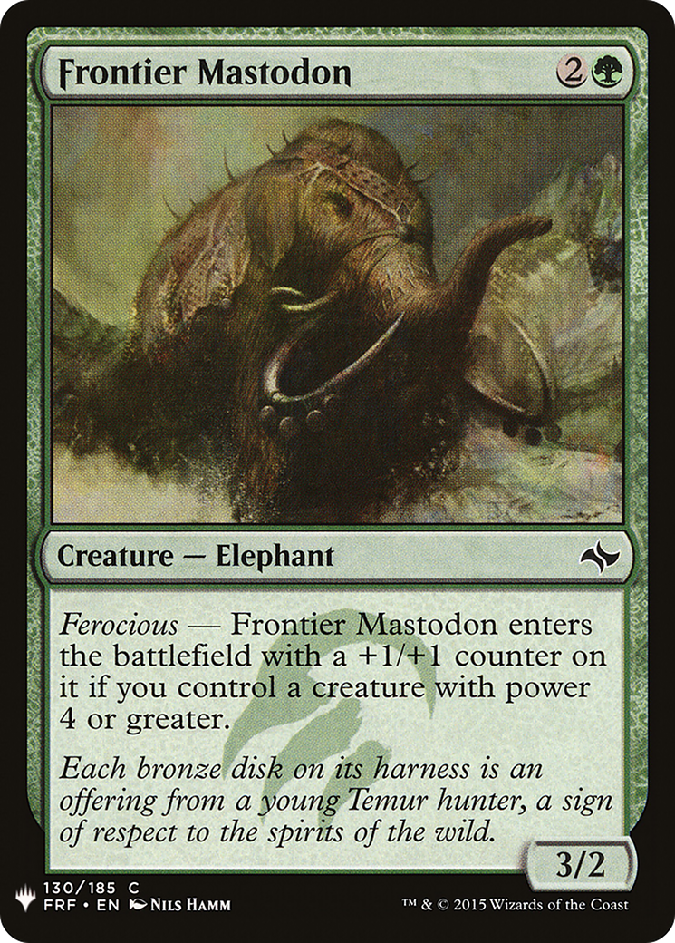 Frontier Mastodon (LIST-FRF-130) [The List]