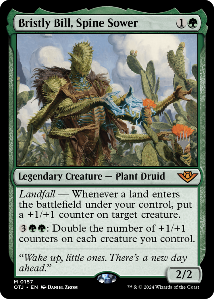 Bristly Bill, Spine Sower (PPOTJ-157P) [Outlaws of Thunder Junction Promos]