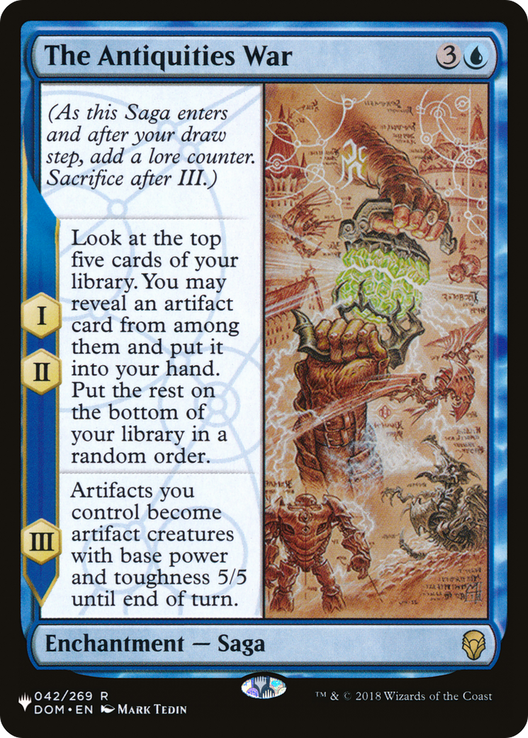 The Antiquities War (LIST-DOM-42) [The List]