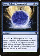 Lapis Orb of Dragonkind (CLB-082) [Commander Legends: Battle for Baldur's Gate]