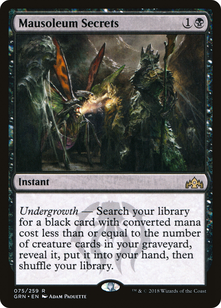 Mausoleum Secrets (GRN-075) [Guilds of Ravnica]