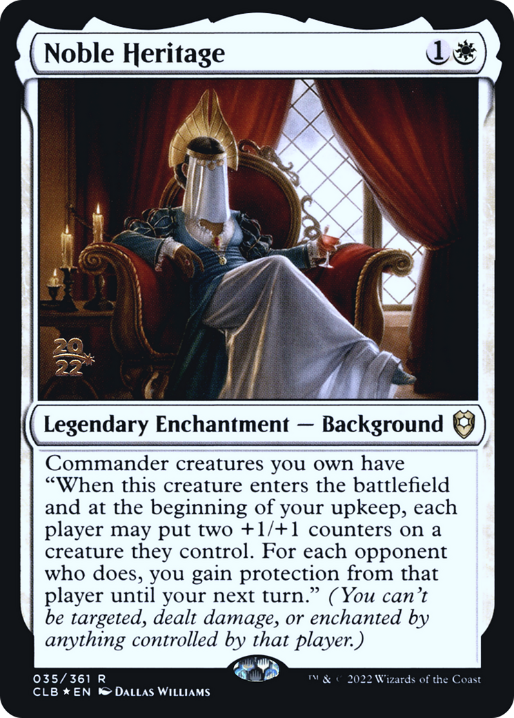 Noble Heritage (PRE-035) [Battle for Baldur's Gate Promos] Foil