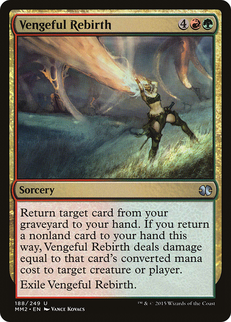 Vengeful Rebirth (MM2-188) [Modern Masters 2015]