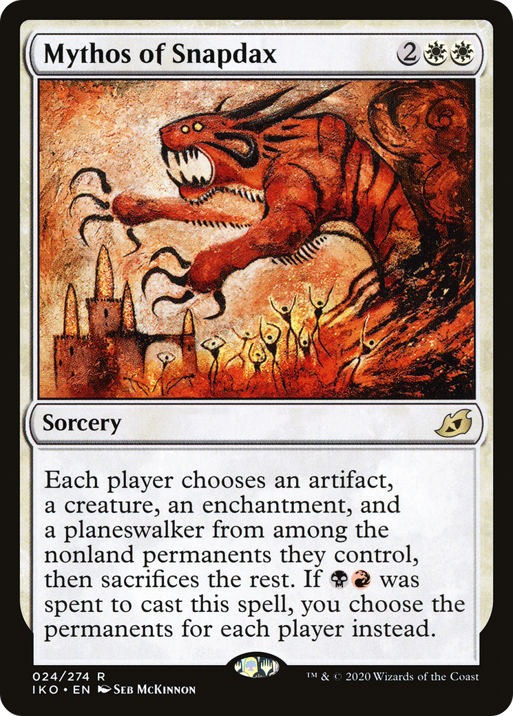 Mythos of Snapdax (IKO-024) [Ikoria: Lair of Behemoths] Foil