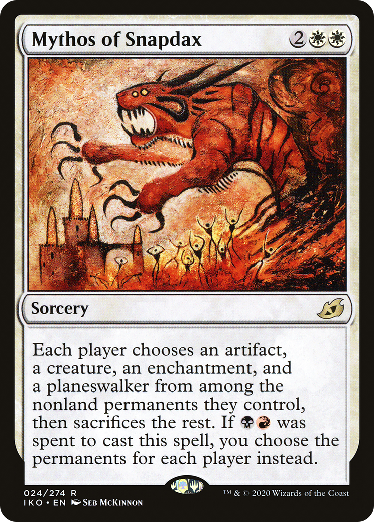 Mythos of Snapdax (IKO-024) [Ikoria: Lair of Behemoths] Foil