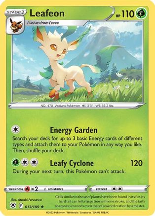 Leafeon 13/189 - [SWSH10 Astral Radiance] Reverse Holofoil