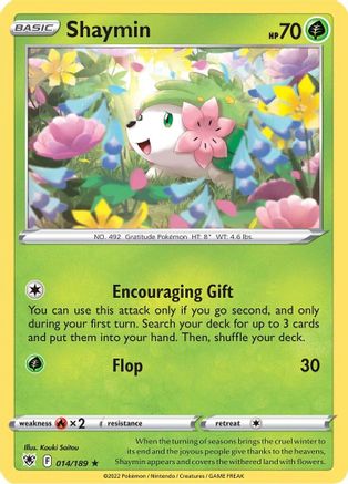 Shaymin 14/189 - [SWSH10 Astral Radiance] Reverse Holofoil