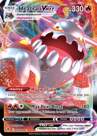 Heatran VMAX 26/189 - [SWSH10 Astral Radiance] Holofoil