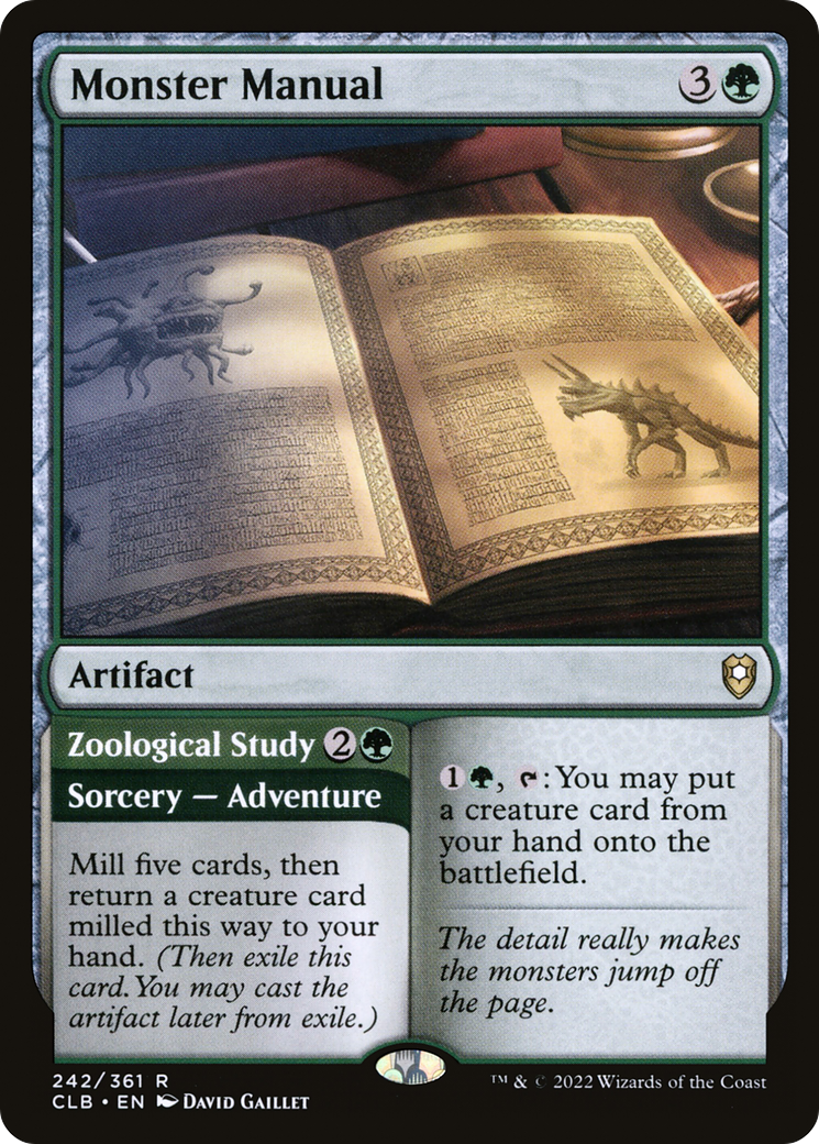 Monster Manual (CLB-242) [Commander Legends: Battle for Baldur's Gate]
