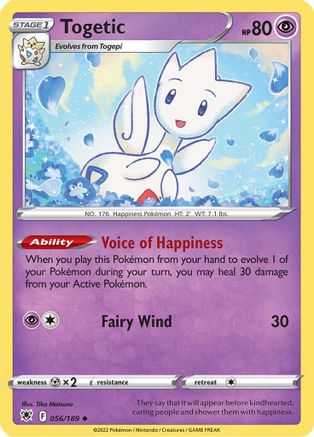 Togetic 56/189 - [SWSH10 Astral Radiance] Reverse Holofoil