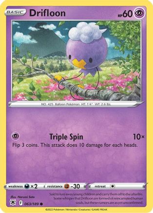 Drifloon 63/189 - [SWSH10 Astral Radiance]