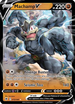 Machamp V 72/189 - [SWSH10 Astral Radiance] Holofoil