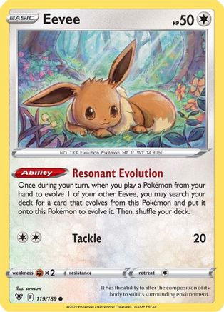 Eevee 119/189 - [SWSH10 Astral Radiance] Reverse Holofoil