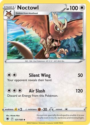 Noctowl 121/189 - [SWSH10 Astral Radiance] Reverse Holofoil