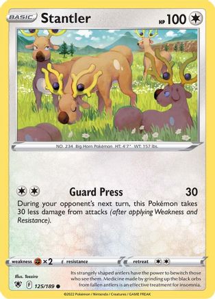 Stantler 125/189 - [SWSH10 Astral Radiance]