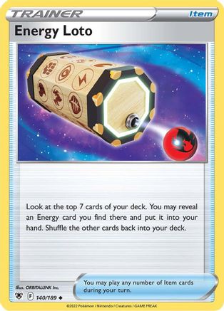 Energy Loto 140/189 - [SWSH10 Astral Radiance]