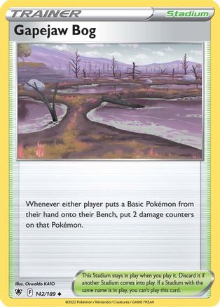 Gapejaw Bog 142/189 - [SWSH10 Astral Radiance]