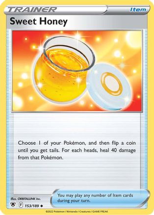 Sweet Honey 153/189 - [SWSH10 Astral Radiance] Reverse Holofoil