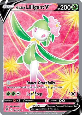 Hisuian Lilligant V (Full Art) 162/189 - [SWSH10 Astral Radiance] Holofoil