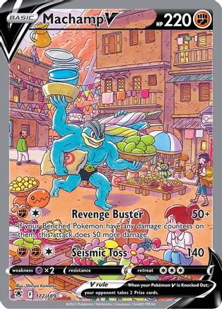 Machamp V (Alternate Full Art) 172/189 - [SWSH10 Astral Radiance] Holofoil
