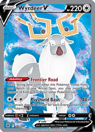 Wyrdeer V (Full Art) 180/189 - [SWSH10 Astral Radiance] Holofoil
