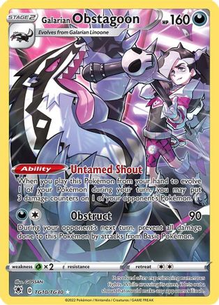 Galarian Obstagoon TG10/30 - [SWSH10 Astral Radiance Trainer Gallery] Holofoil