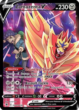 Zamazenta V TG22/30 - [SWSH10 Astral Radiance Trainer Gallery] Holofoil