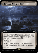 Mariposa Military Base (Extended Art) (Surge Foil) (PIP-971) [Fallout] Foil