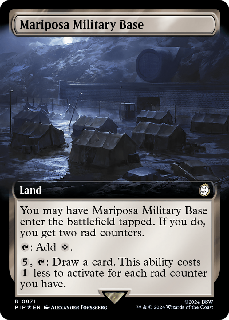 Mariposa Military Base (PIP-971) [Fallout]: (Extended Art) Foil