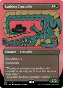 Lurking Crocodile (Foil Etched) (SLD-590) [Secret Lair Drop Series] Foil