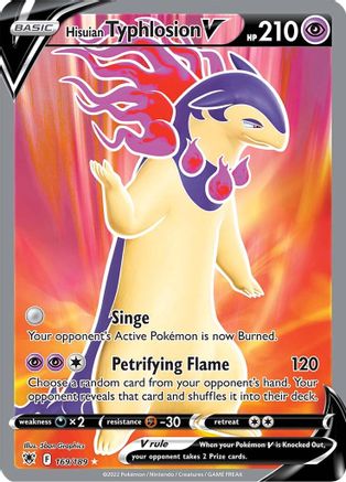 Hisuian Typhlosion V (Full Art) 169/189 - [SWSH10 Astral Radiance] Holofoil