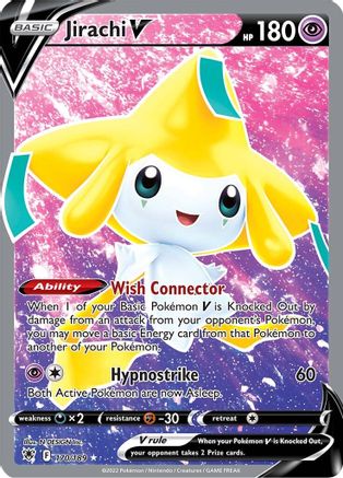 Jirachi V (Full Art) 170/189 - [SWSH10 Astral Radiance] Holofoil