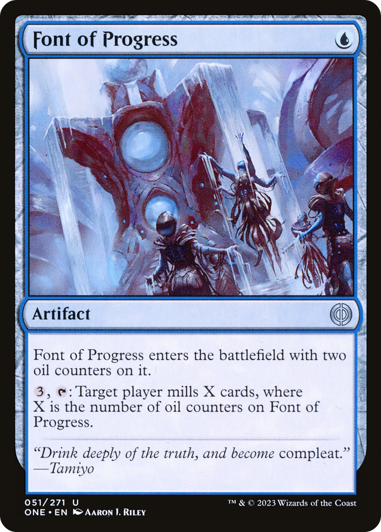 Font of Progress (ONE-051) [Phyrexia: All Will Be One]