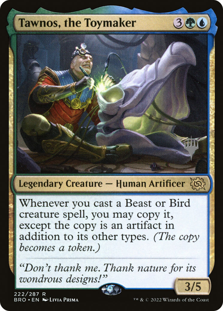 Tawnos, the Toymaker (PPBRO-222) [Promo Pack: The Brothers' War Promos]