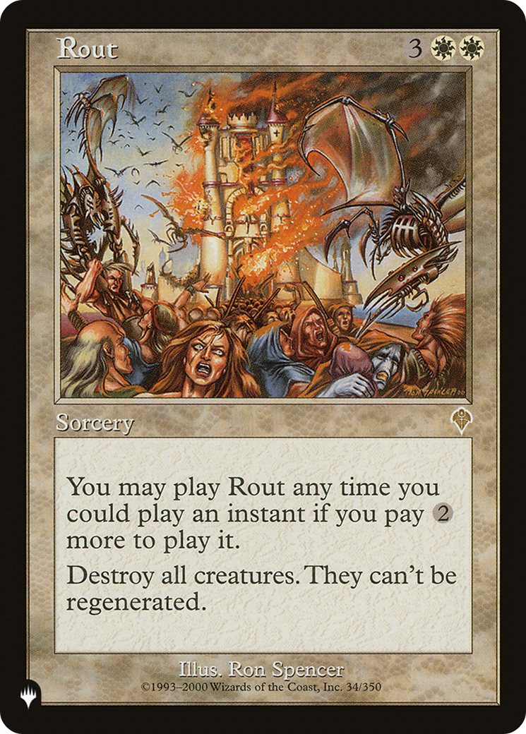 Rout (INV) (LIST-INV-34) [The List]