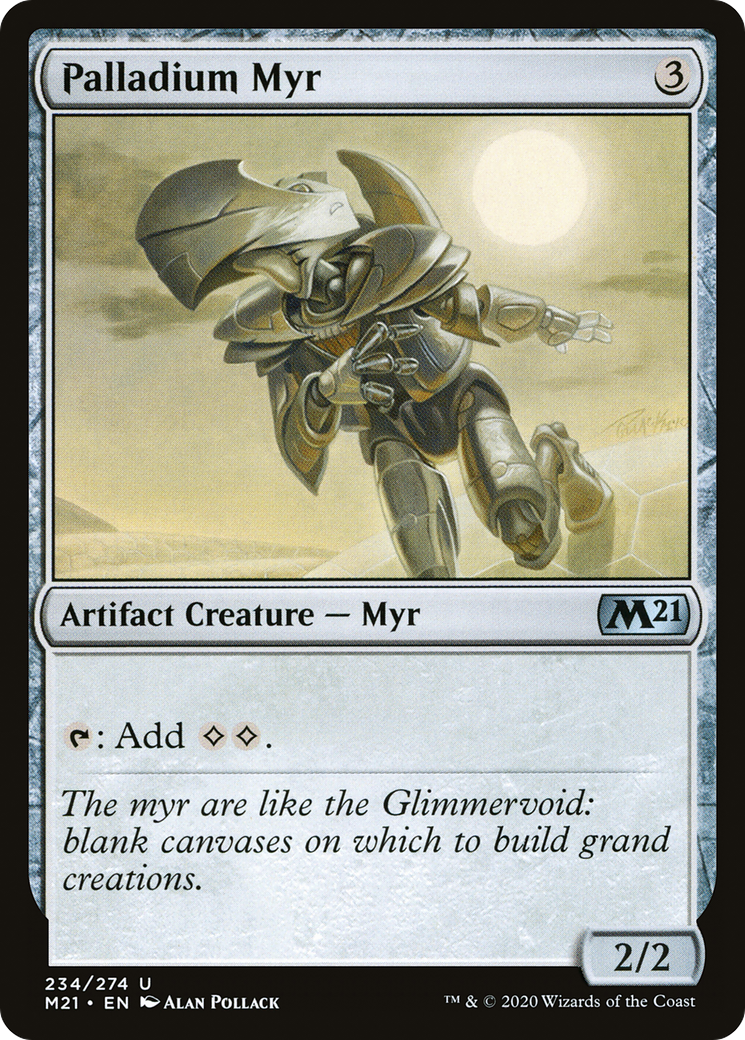 Palladium Myr (M21-234) [Core Set 2021] Foil