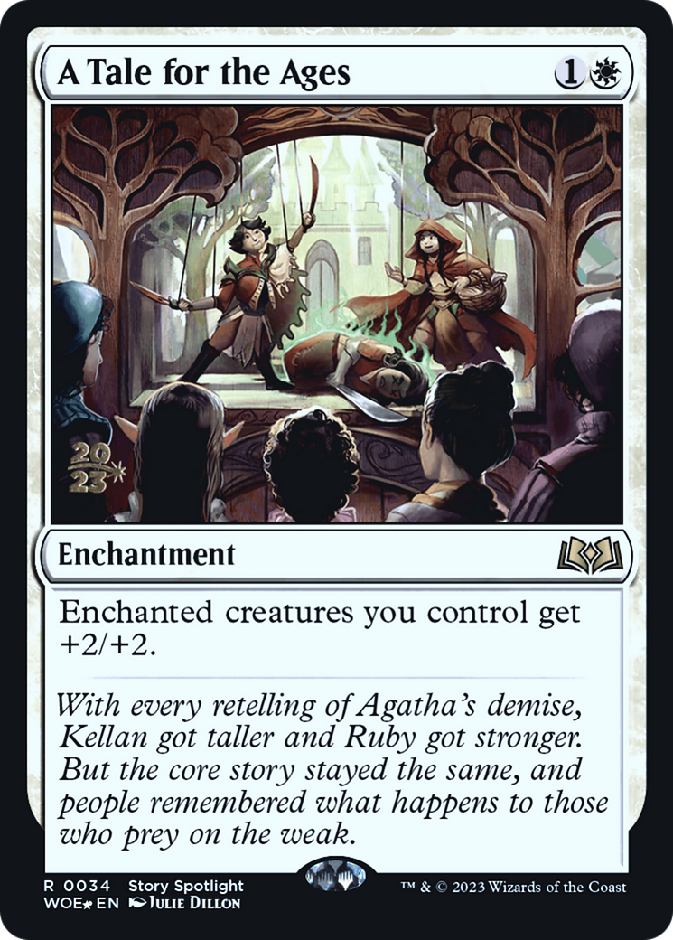 A Tale for the Ages (PRE-34S) [Wilds of Eldraine Promos] Foil