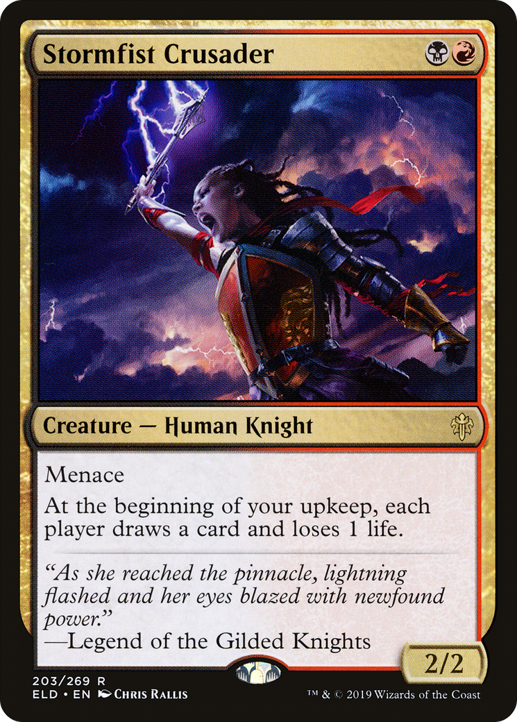 Stormfist Crusader (ELD-203) [Throne of Eldraine] Foil