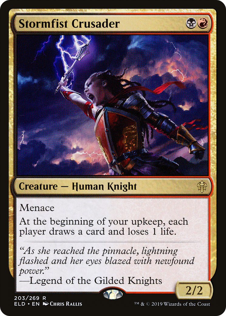 Stormfist Crusader (ELD-203) [Throne of Eldraine]