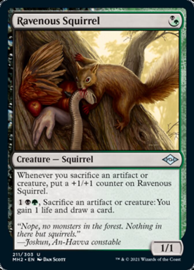 Ravenous Squirrel (MH2-211) [Modern Horizons 2]