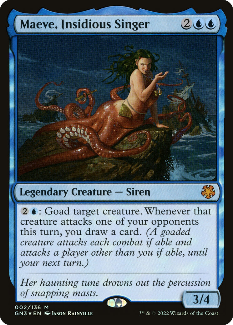 Maeve, Insidious Singer (GN3-002) [Game Night: Free-for-All] Foil