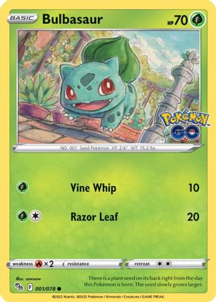 Bulbasaur 1/78 - [Pokemon GO]