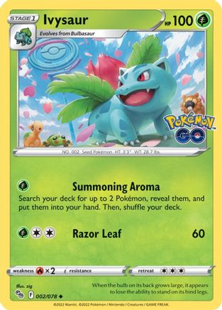 Ivysaur 2/78 - [Pokemon GO]