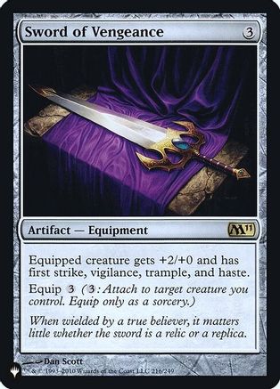 Sword of Vengeance (LIST-216) [The List Reprints]