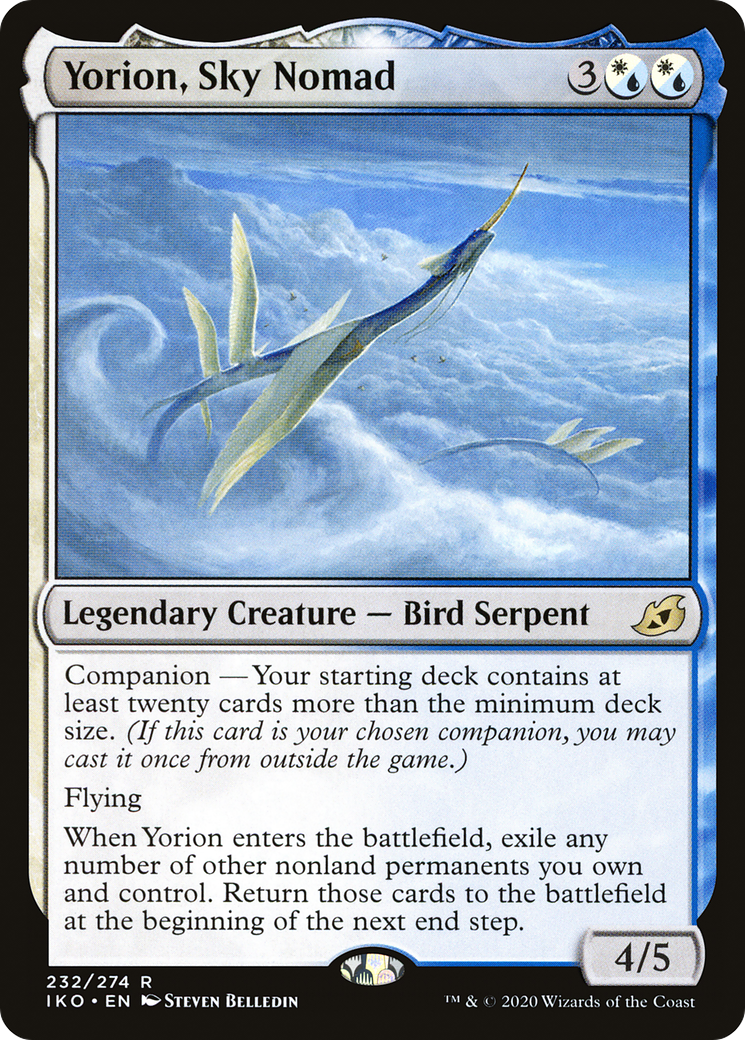 Yorion, Sky Nomad (IKO-232) [Ikoria: Lair of Behemoths]: (companion) Foil