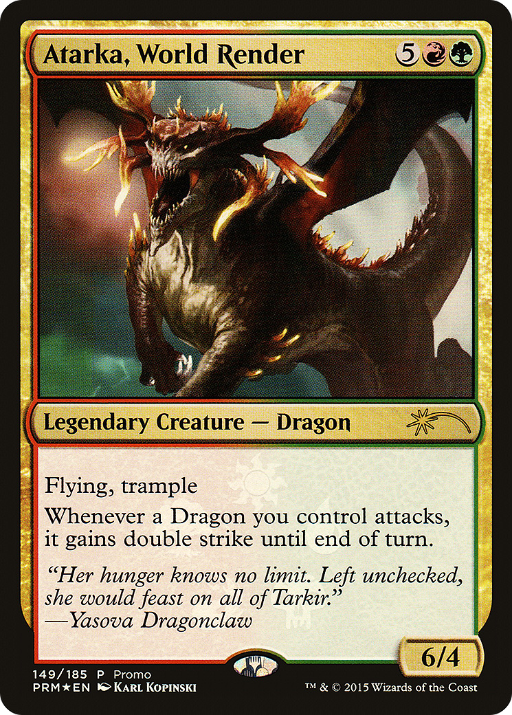 Atarka, World Render (UMP-149★) [Fate Reforged Promos] Foil