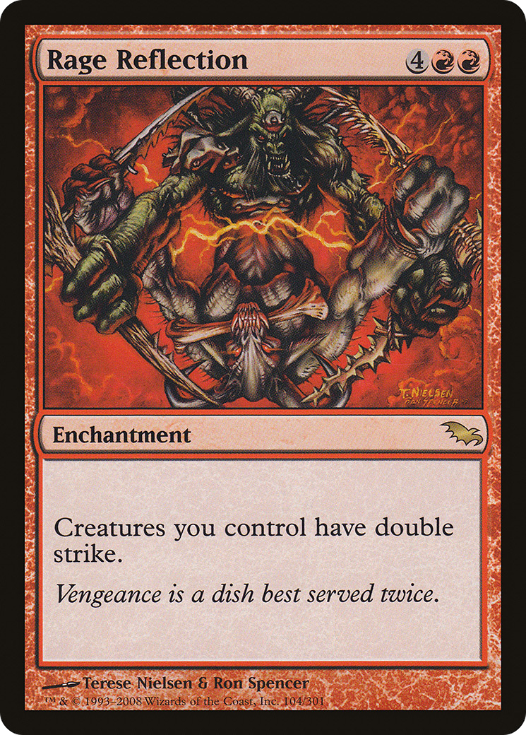 Rage Reflection (SHM-104) [Shadowmoor] Foil