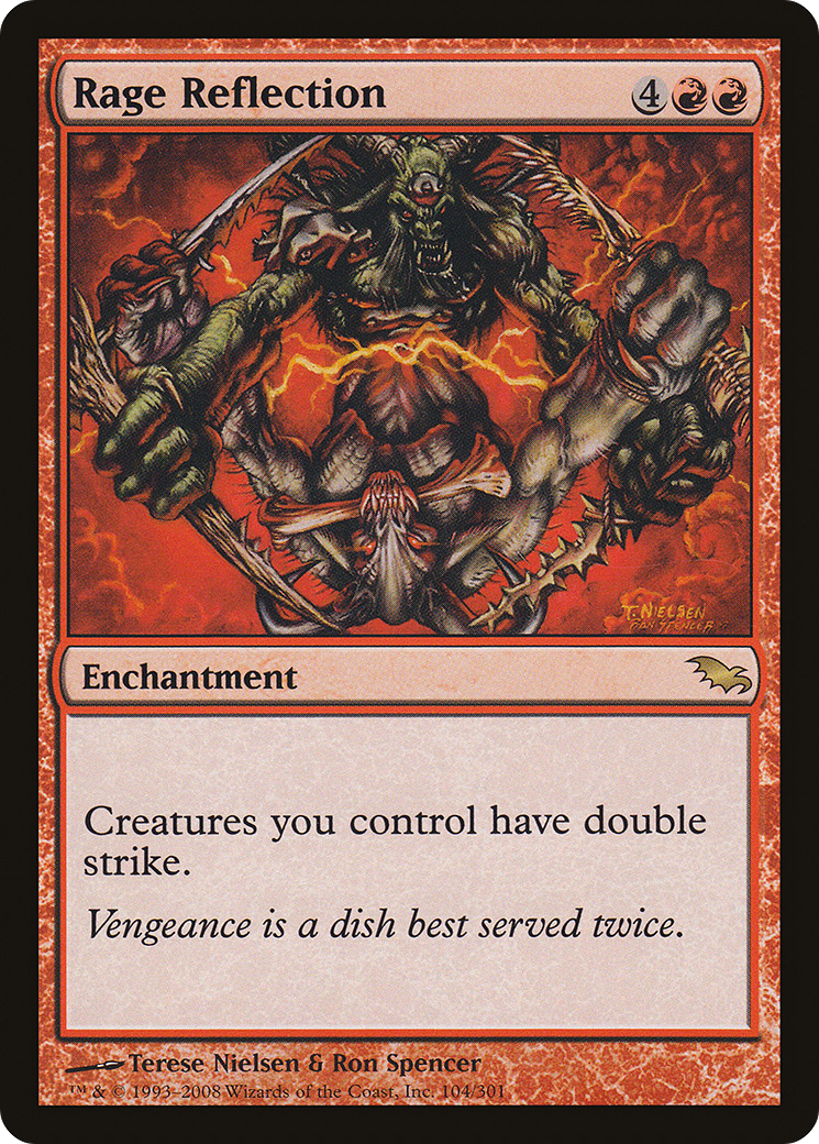 Rage Reflection (SHM-104) [Shadowmoor] Foil