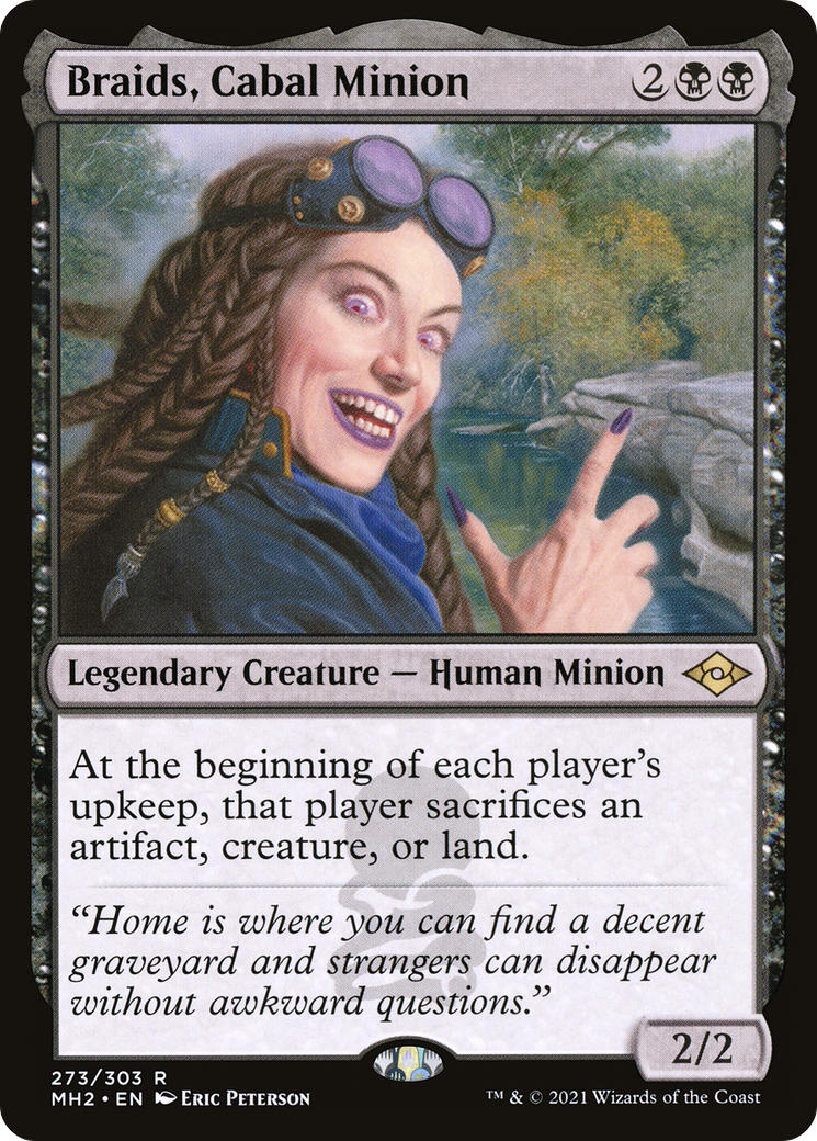 Braids, Cabal Minion (MH2-273) [Modern Horizons 2] Foil